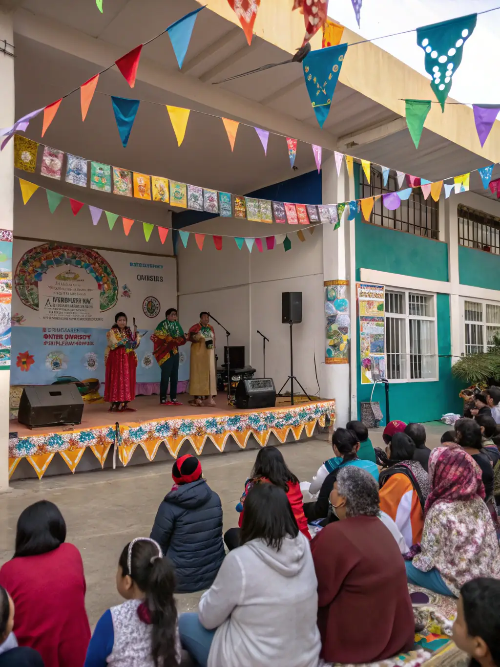 A captivating image of a regional artist performing at a ROLLER ASSOCIATION-supported event, highlighting the organization's commitment to promoting local talent.